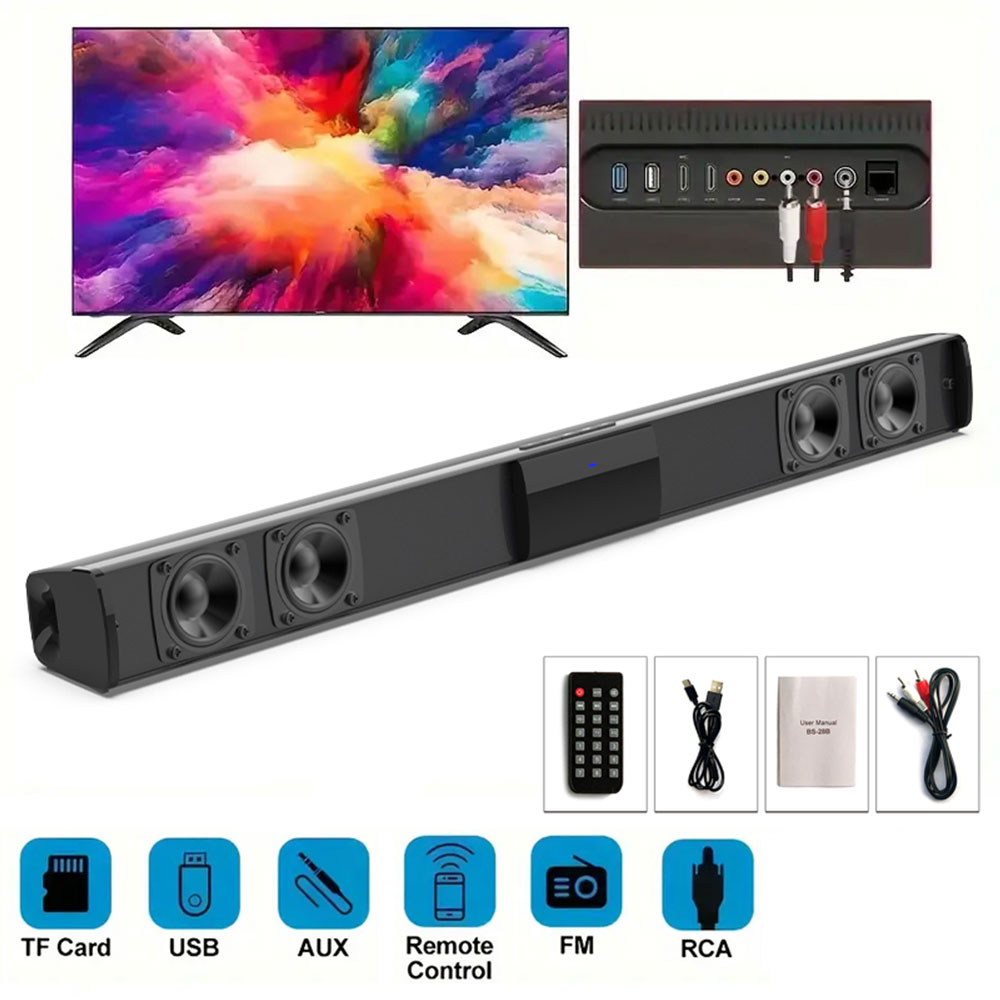 Home Cinema Jbl - ホームシアタースピーカー,Bluetooth 5.3,ステレオサウンドバー,サラウンドサウンド,リモコン付き,rca互換