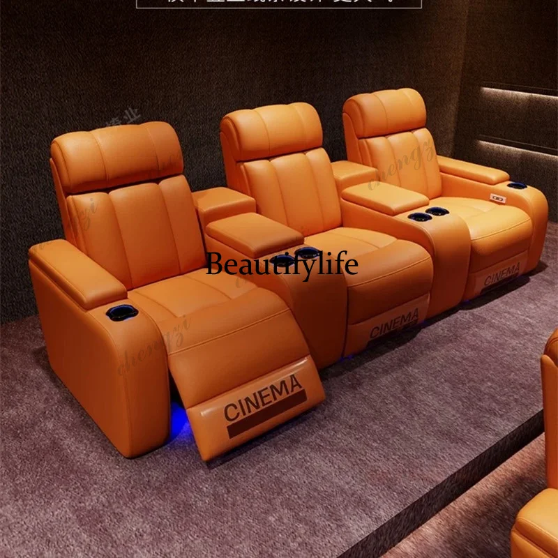 G153 高級本革電動リクライニングシネマチェア（カップホル - Home Cinema Chairs のレビューと価格