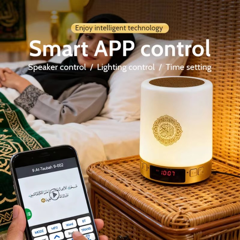 ナイトライトイスラム教徒アラビア語コーランアザン時計イスラム - Audio Home Cinema のレビューと価格