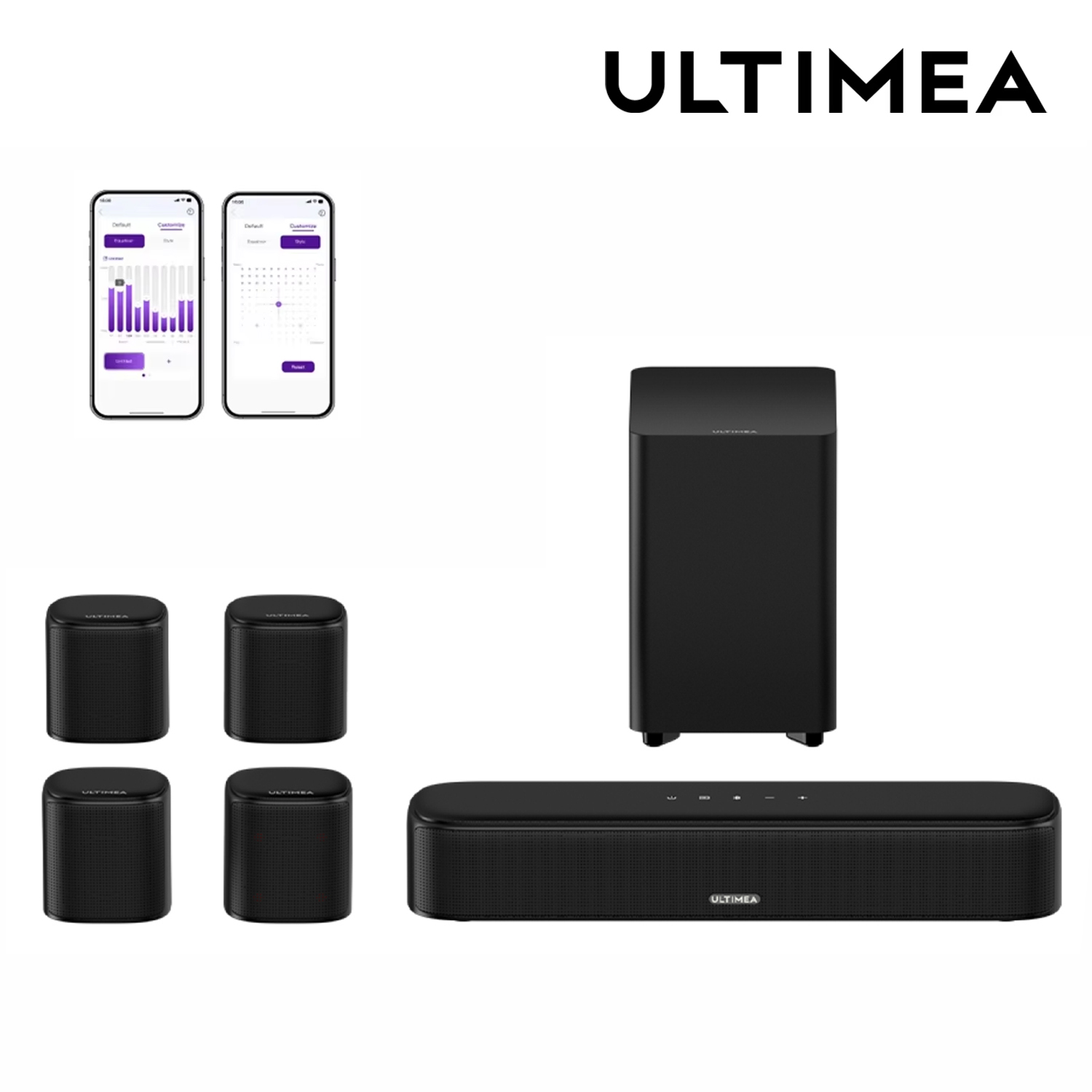 ULTIMEA 7.1チャンネルサウンドバーシステム（テレビ - Audio Home Cinema のレビューと価格